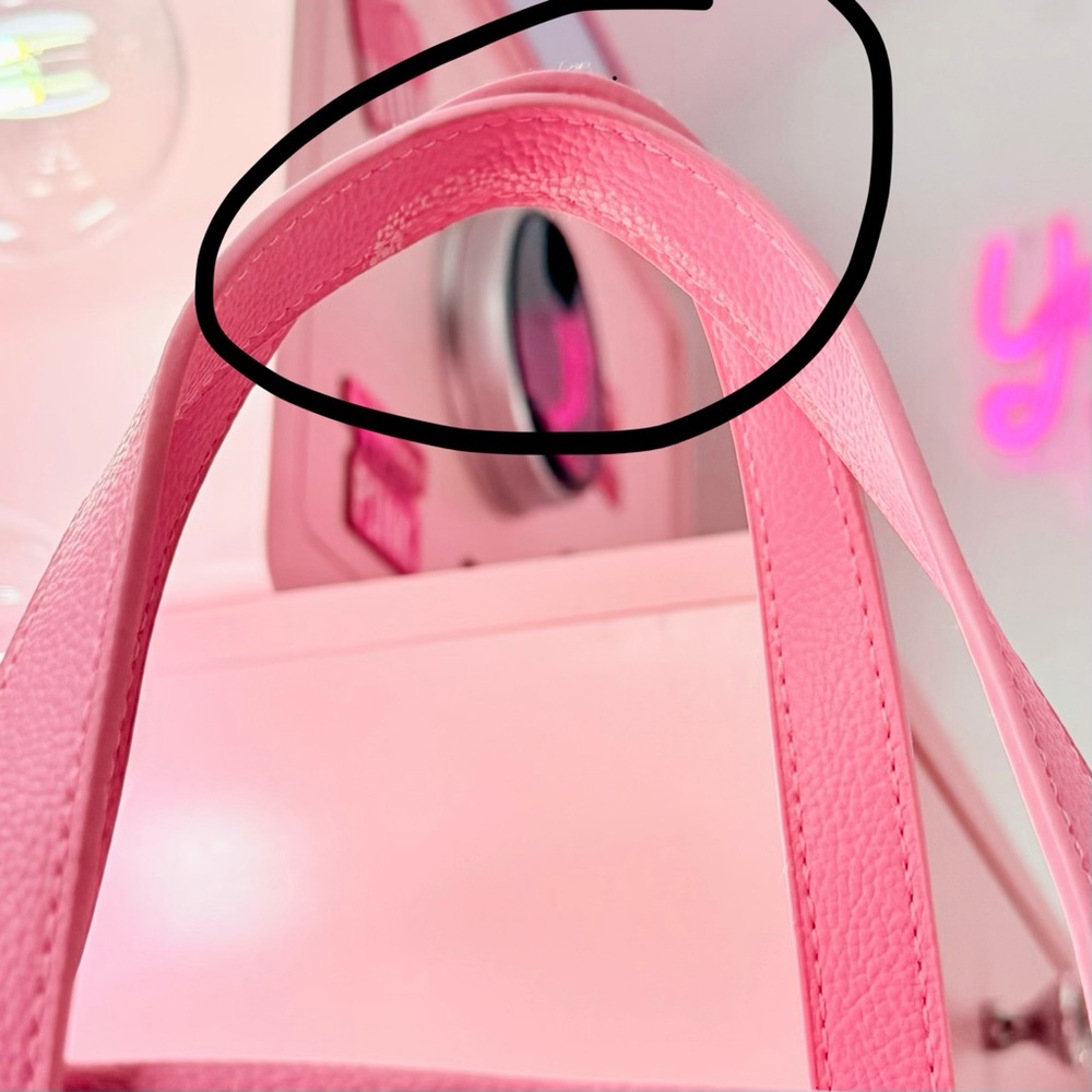 Pink Holiday Gingerbread Candy Cane Tote Bag Betsey Johnson Limited Edition - Picture 12 of 12